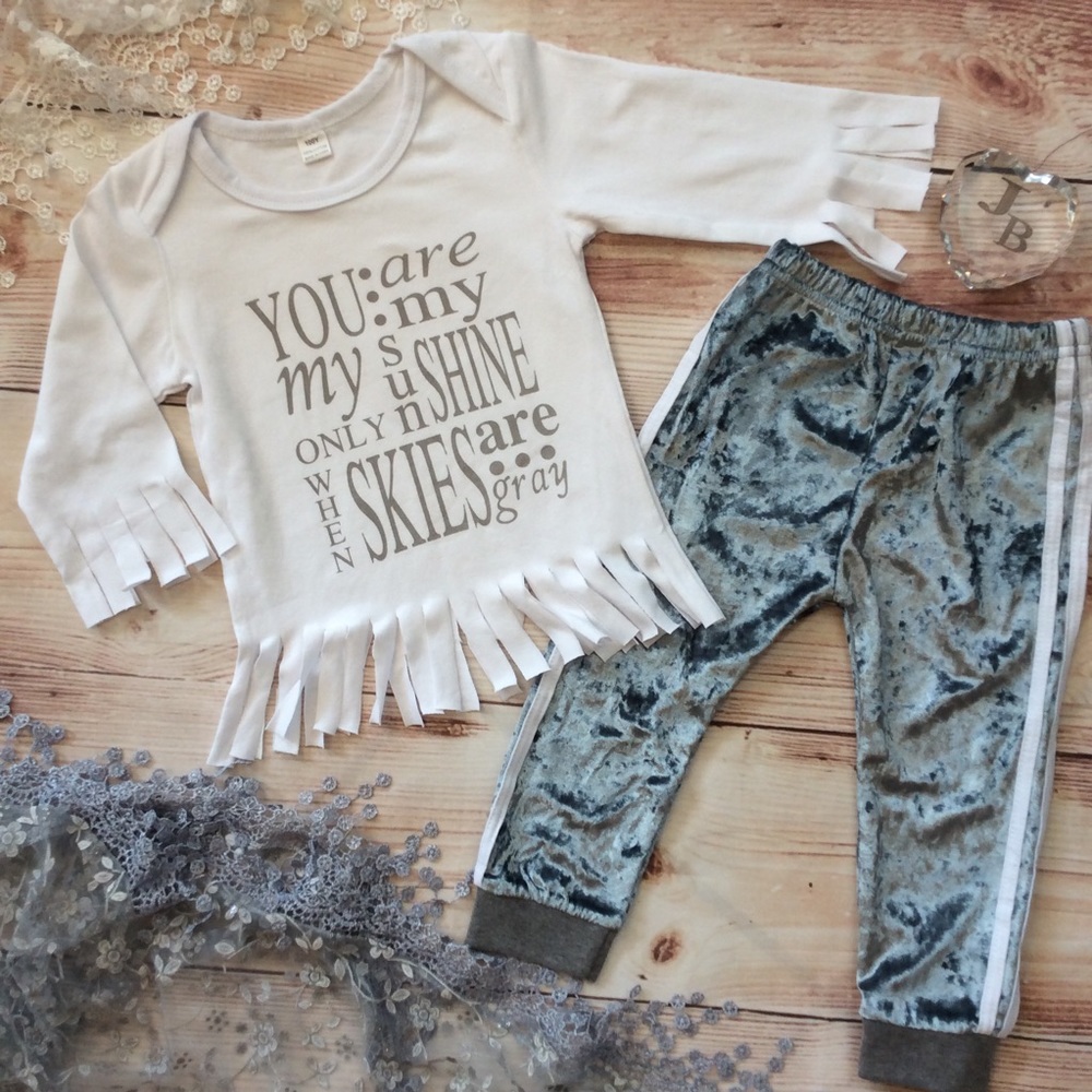 Boutique Toddler Girls 2pc Outfit